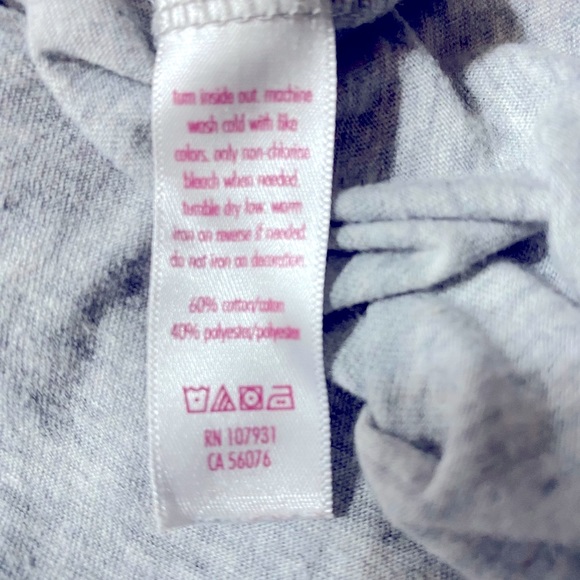 Justice girls size 14/16 “be a BESTIE not a BULLY” gray tank top - Picture 3 of 4